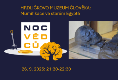 Noc vědců 2025: Mumifikace ve starém Egyptě