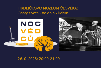 Noc vědců 2025: Cesty života - od opic k lidem